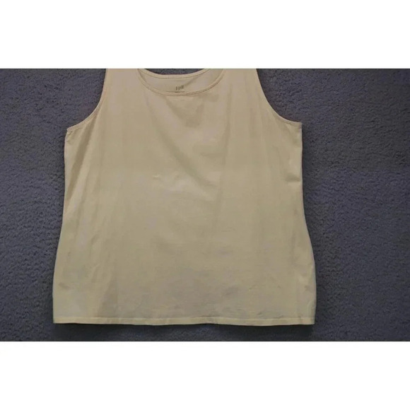 J. Jill Perfect Tank-Tank Top-Size XL-Yellow-Sleeveless-Very Soft - Picture 3 of 6